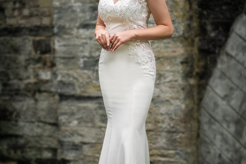 fitted wedding dress